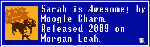 Moogle Charm - Sarah is Awesome!